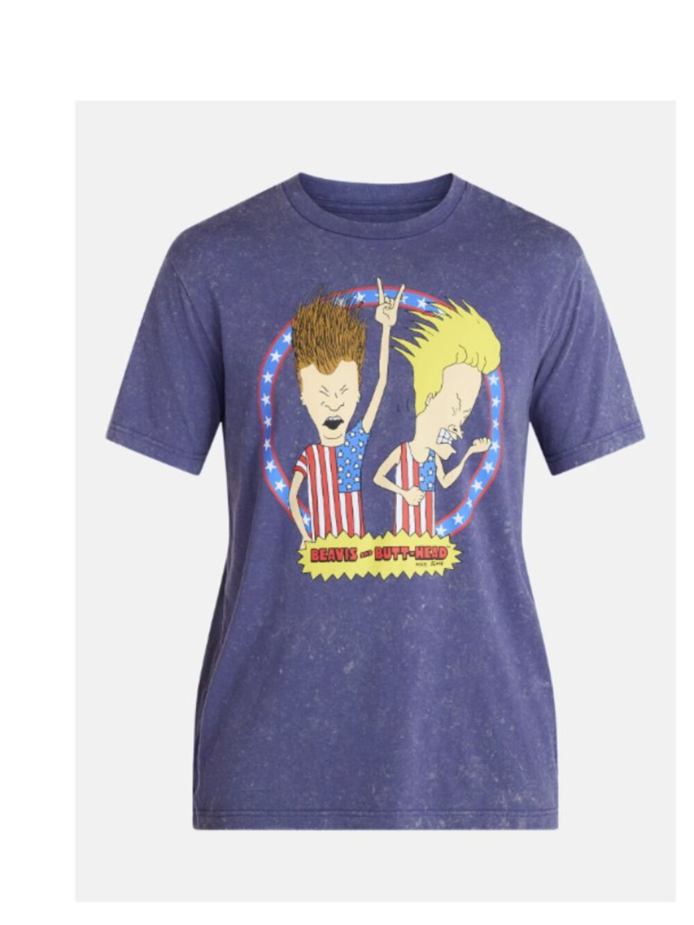 Beavis and Butt-Head Men's Americana Graphic Tee (M)